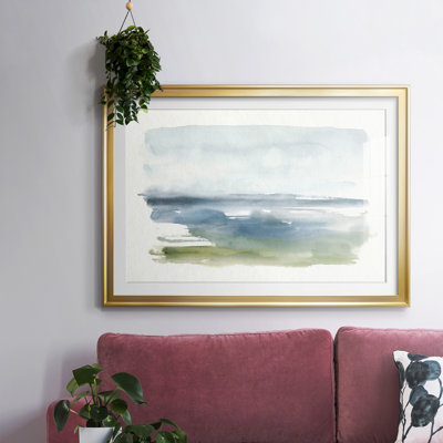 Coastline Splash IV, reproduction d'art encadrée