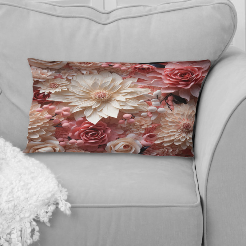 Floral Throw Pillow