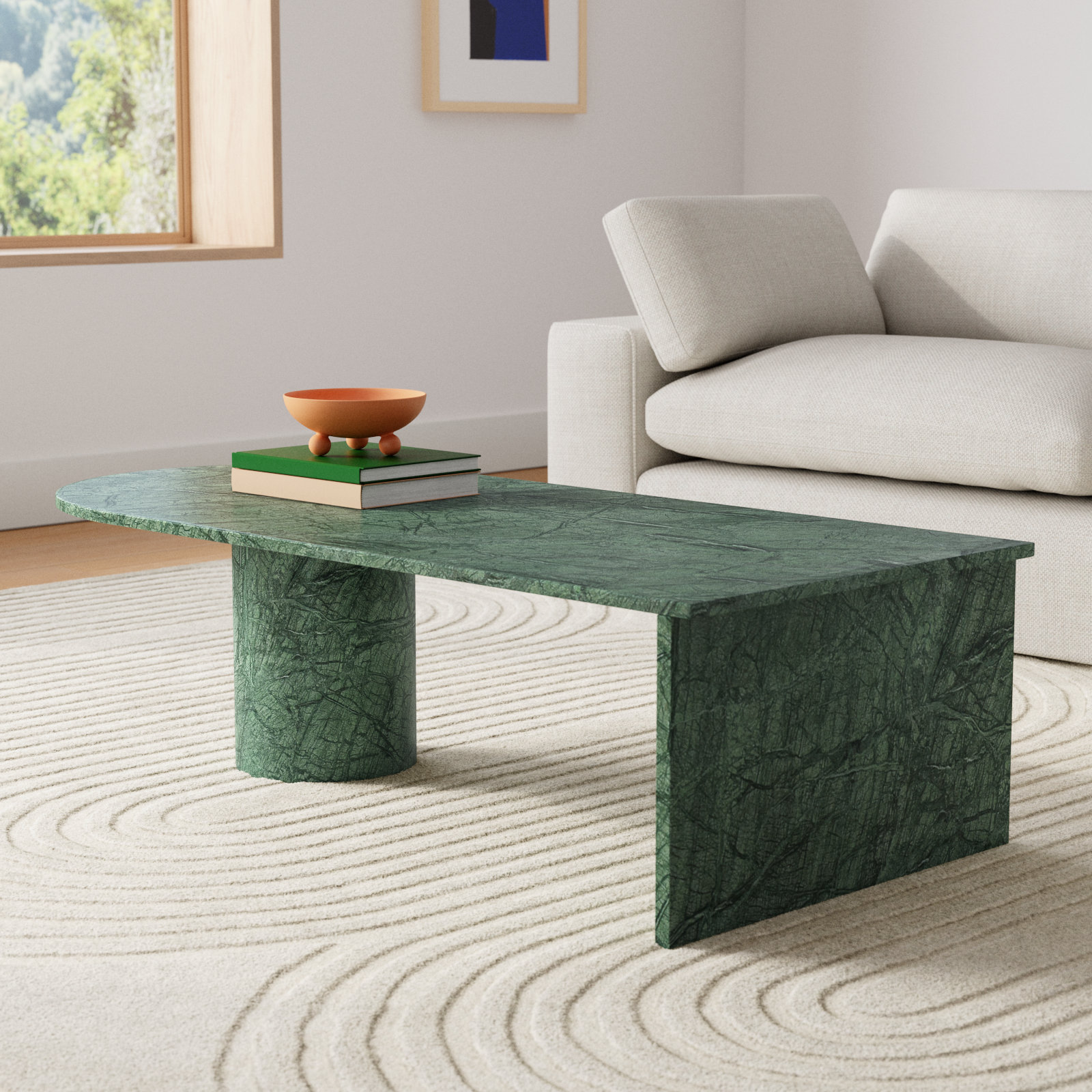 Salerno Coffee Table, Green