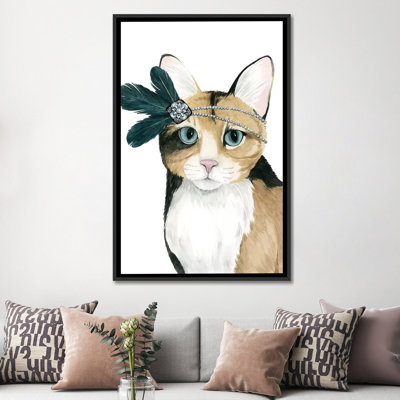 « downton cat ii », impression sur toile