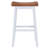 LuXeo Lakewood Solid Wood Saddle Barstool-83070615-88419458
