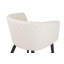 101.6cm H Polyester Upholstered Side Chair in BLACK / WHITE / BEIGE