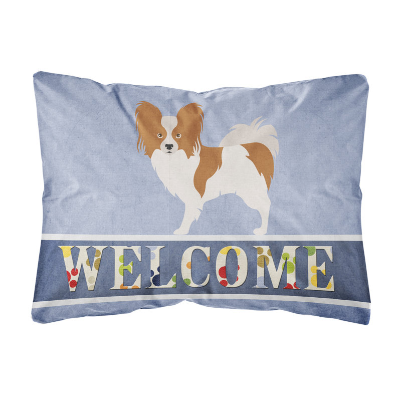  Coussin décoratif intérieur / extérieur Papillon Welcome