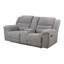 Ensemble de canapé inclinable 3 pièces en chenille gris