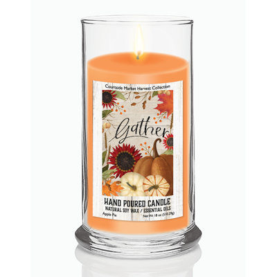 Welcome Fall II 18 oz Status Candle Glass