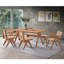 Fauteuil beige et naturel (ensemble de 2)