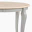 Newtort Whitewashed Oval Solid Wood Dining Table With 6 Light Grey Shannondale Chairs  