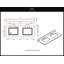 Base de meuble-lavabo double 72 po