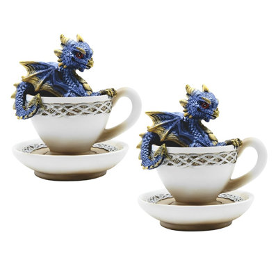 "Ensemble de 2 pièces" ICE ARMOUR 4,5 "H dragon bleu en coupe