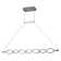 2 Light Led Array Pendant, Wave Design