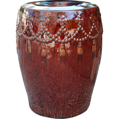 Tabouret de jardin en céramique Kanli