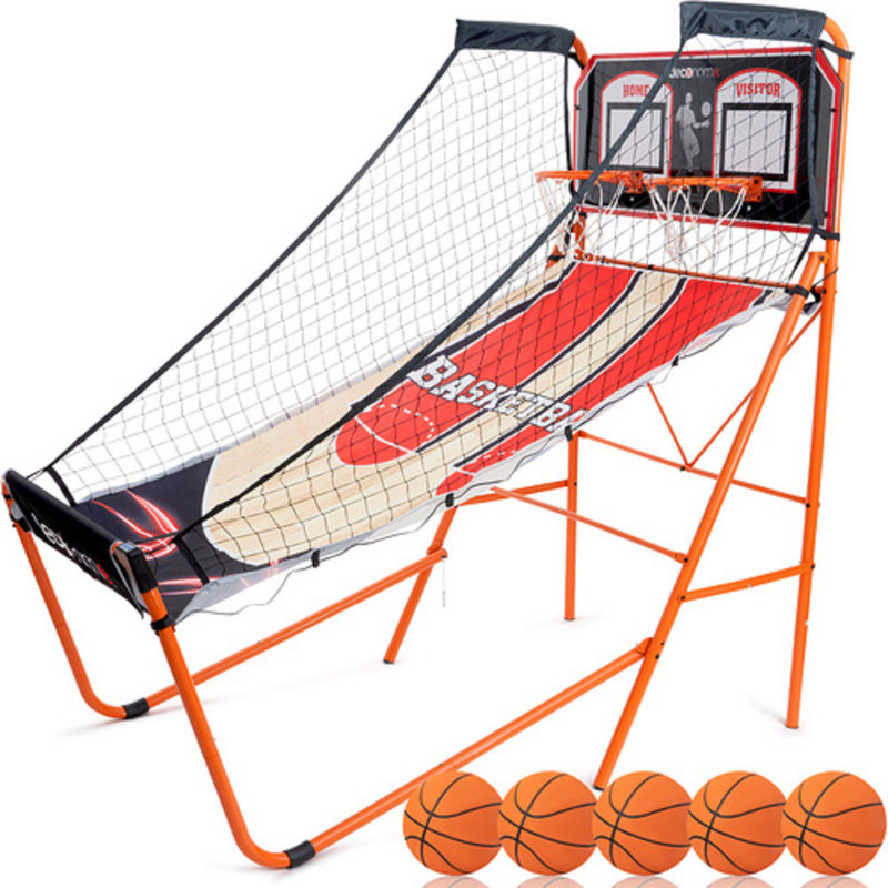 Deco Home Indoor Foldable Basketball Arcade Game with LED Scoreboard