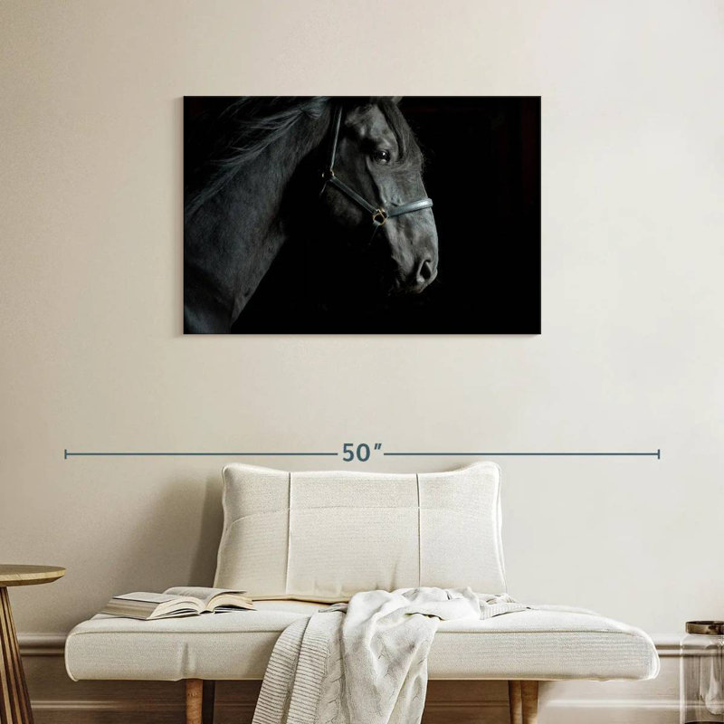Brampt Horse Head, 24" H x 36" W