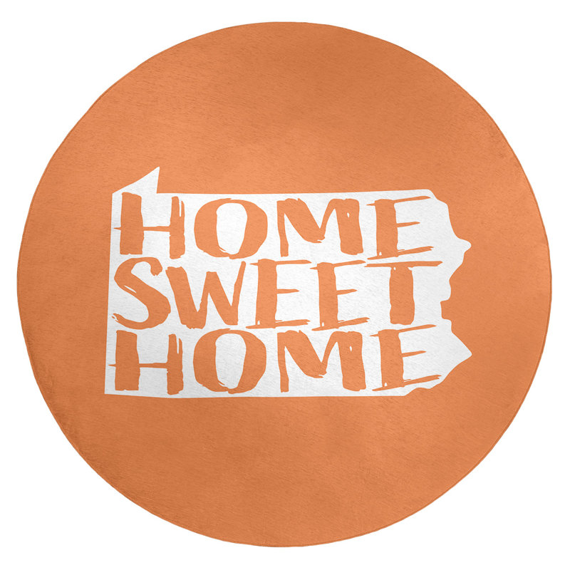 Tapis de poly-chenille en poly-sucrerie home, Rond 5 pi