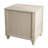 Beige 21.65" Wide Fluted Wooden Nightstand, Metal Handle Multi-Scene Storage Side Table-2120705146-2120705140