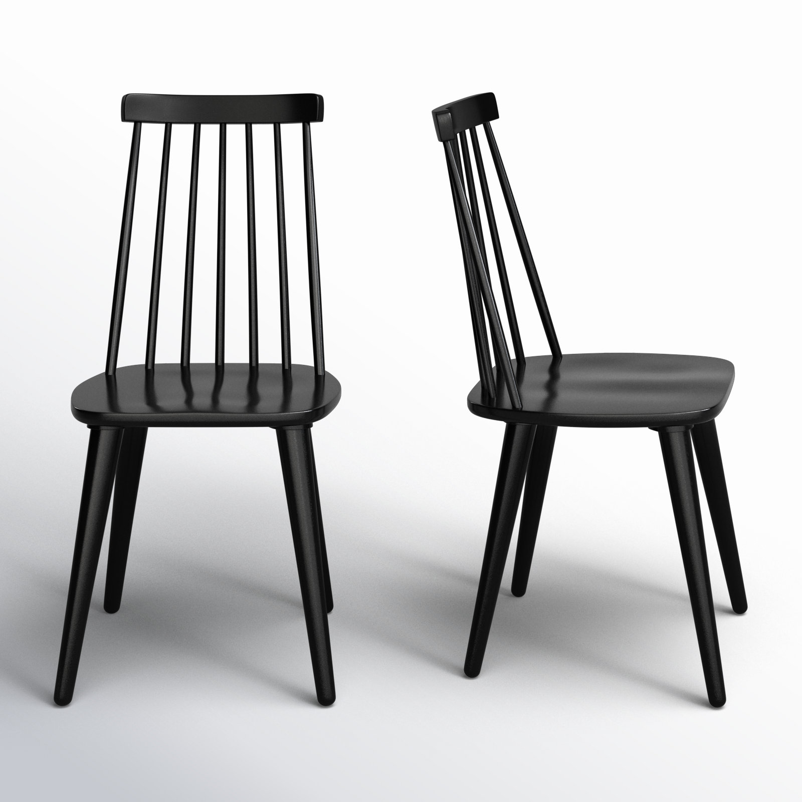 Rolde Dining Chair, Black