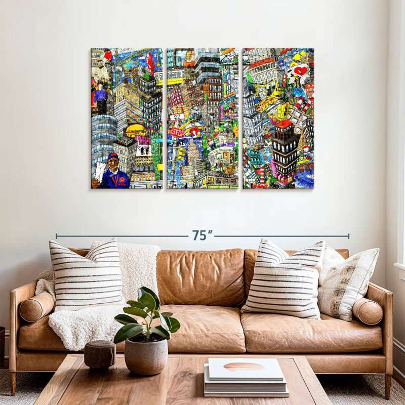 Sireci Graffiti, 36" H x 57" W