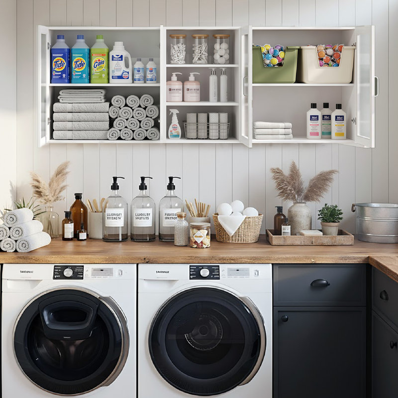 Ensemble de tablettes de salle de lavage 63 po, 63''
