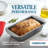 Farberware Bakeware Nonstick Loaf / Meatloaf / Bread Pan, 9 Inch x 5 Inch, Gray