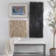 Décoration murale carrée en teck frotté Loon Peak®-1317056131