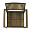 2 chaises grises. Style industriel moderne. Bois avec lattes verticales, assemblage nécessaire et gris (2). Industriel. Bois