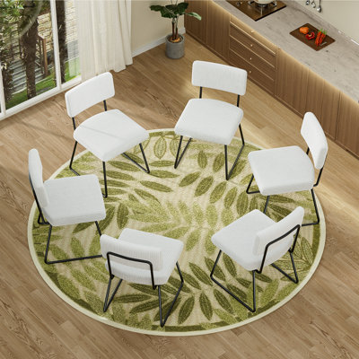 Nikitia Tufted Velvet Upholstered Metal Side Chair