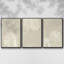 Sandy Arcs I, ensemble de 3 toiles encadrées sur toile-97706400-97706401