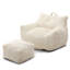 Fauteuil à billes confortable avec accoudoirs et repose-pieds Comfy-118735786