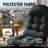 Outdoor Adirondack Chair&Rocking Chair Seat And Back Cushion(Set Of 2)-466909177-465715304