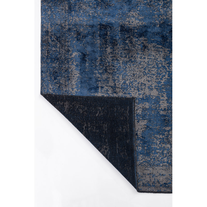 Rapture Gray/Blue Abstract Luxury Area Rug, Rectangle 7'10" x 11'2"