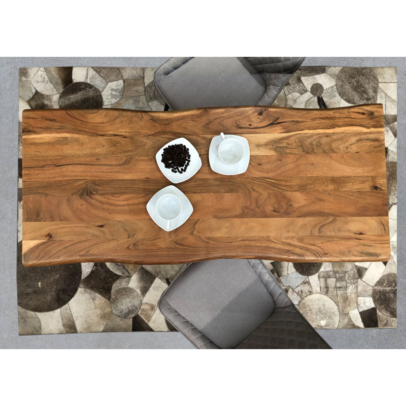 Mabel 124.5cm Solid Wood Top Console Table