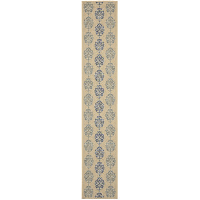 Tapis d'intérieur / extérieur à motif floral Courtyard Performance