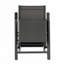 Chaise inclinable d'extérieur pliable en aluminium