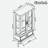 Lighted Glass Curio Cabinet With Led Light, Adjustable Shelves And Drawer