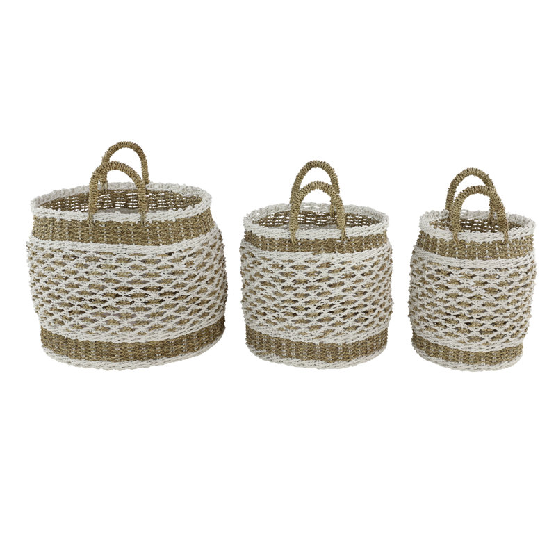 Bay Isle Home™ Plastic Decorative Basket, Brown
