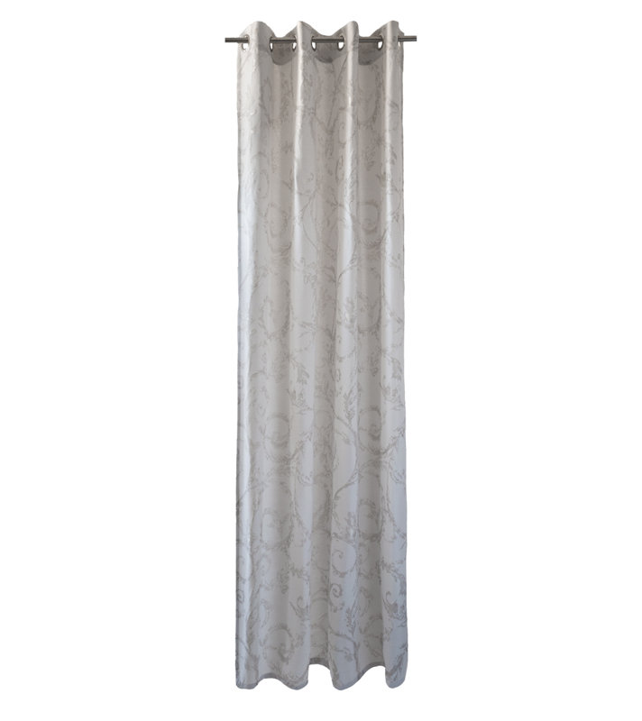 Catlin Room Darkening Curtains, Light grey