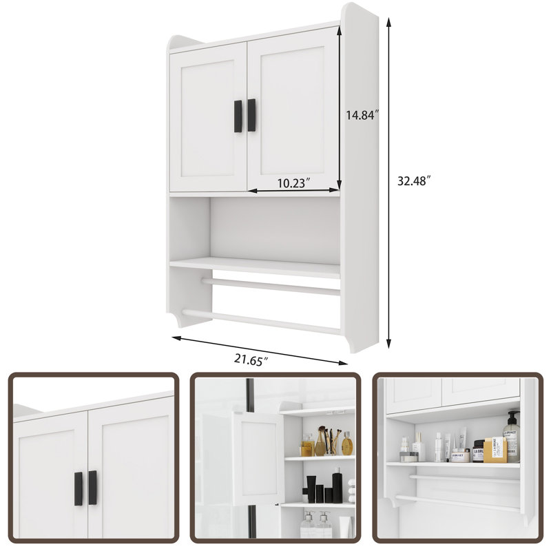 Embrya Wall Mounted Required Bathroom Cabinet