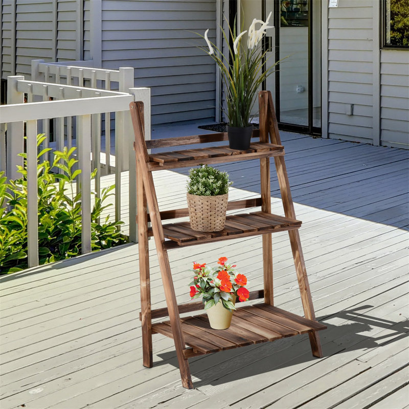 Plant Stand, 93cm H x 60cm W x 37cm D, Bronze