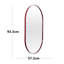 Metal Oval Wall Mirror-88626379