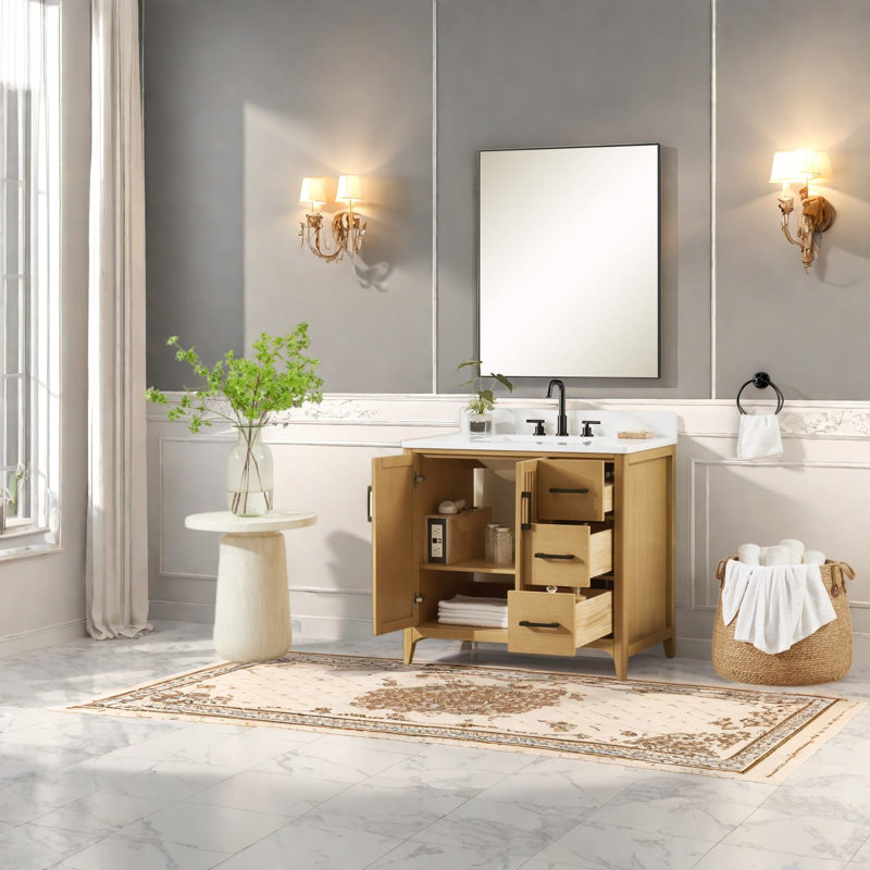 Single Bathroom Vanity with Top