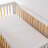 Plain White Muslin Fitted Sheet