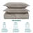 3 Piece Bedspread Set - Reversible Quilt Set - Lightweight Microfiber Coverlet for Queen King Twin-127275581-127275589