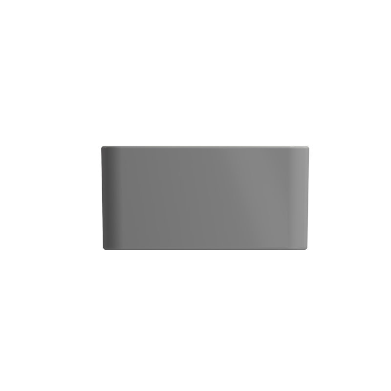 20 in. L Farmhouse Kitchen Sink, Matte Gray