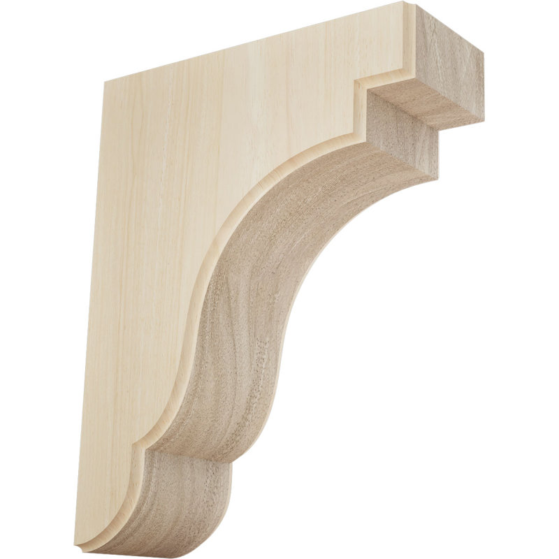 Support Bedford, Hévéa, 3,5 po X P 8,5 po X P 11 po H
