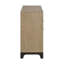 Commode 8 tiroirs caramel et cacao