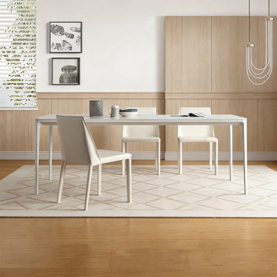 Simple rectangular dining table