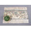 Tapis rétro en patchwork turc - Petit tapis floral en laine Oushak