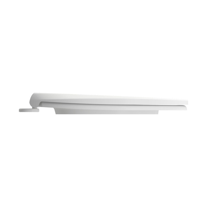 Milano Elongated Toilet Seat, Matte White