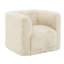 Chaise beige sable avec pivotement - Revêtement et structure à 360 degrés pour la détente