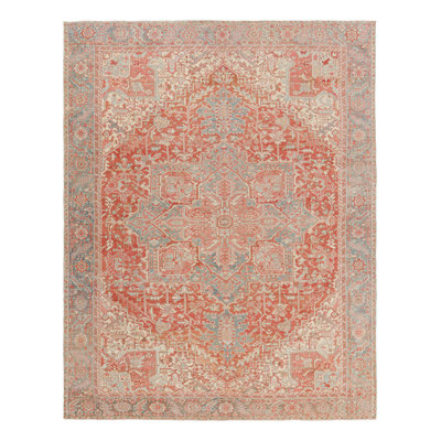 One-of-a-Kind 10'10”x14'6” 1950s Wool Area Rug